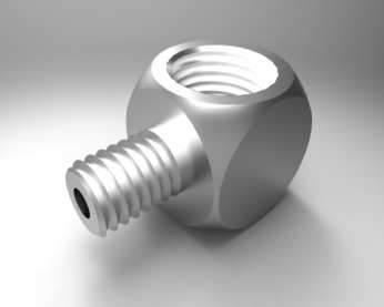 Conditioner Grease Hose Fitting 90 deg 